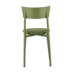 Carrier Chaise De Salle à Manger*Anémone ® Chaise française avec assise en tissu rembourrée et dossier métal