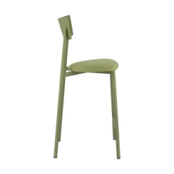 Carrier Tabouret Snack (assise +/- 65 Cm)|Tabouret De Bar (assise +/- 80 Cm)*Anémone ® Tabouret snack français avec assise en tissu rembourrée et dossier métal