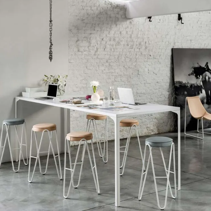 Midj Tabouret Snack (assise +/- 65 Cm)|Tabouret De Bar (assise +/- 80 Cm)*Apelle Jump ® Tabouret snack design sans dossier pieds géométriques