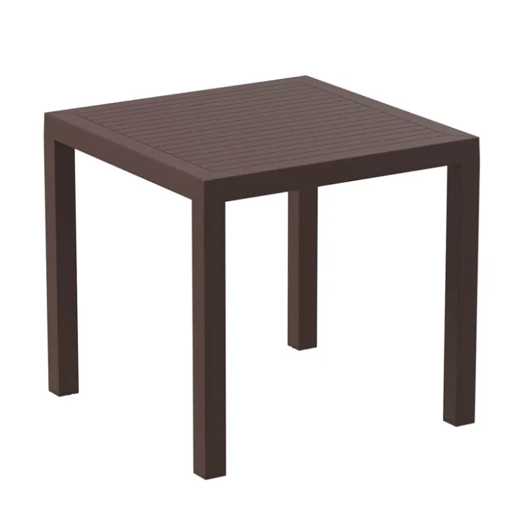 Table De Jardin*Ares Table de terrasse carrée en résine
