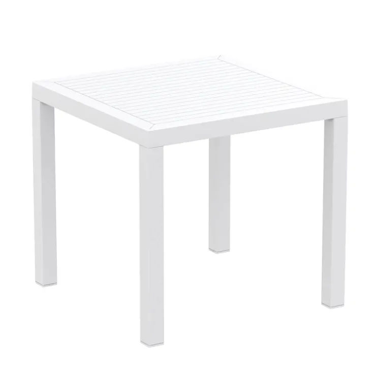 Table De Jardin*Ares Table de terrasse carrée en résine