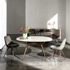 Sovet Italia Table De Salle à Manger*Arkos Sovet® Table de designer italienne carrée bords arrondis en céramique