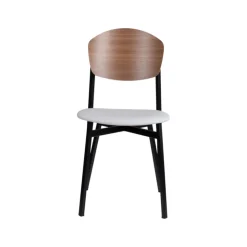 Carrier Chaise De Salle à Manger|Chaise Salon*Artémis ® Chaise design française assise en synthétique, dossier bois et pieds en métal