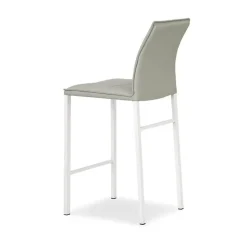 Europea Tabouret Snack (assise +/- 65 Cm)|Tabouret De Bar (assise +/- 80 Cm)*Atlanta Tabouret snack italien en synthétique avec pieds en métal