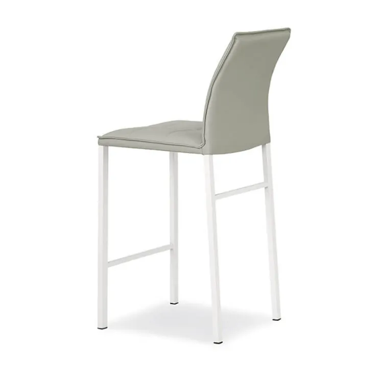 Europea Tabouret Snack (assise +/- 65 Cm)|Tabouret De Bar (assise +/- 80 Cm)*Atlanta Tabouret snack italien en synthétique avec pieds en métal