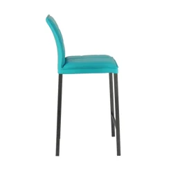 Europea Tabouret Snack (assise +/- 65 Cm)|Tabouret De Bar (assise +/- 80 Cm)*Atlanta Tabouret snack italien en synthétique avec pieds en métal