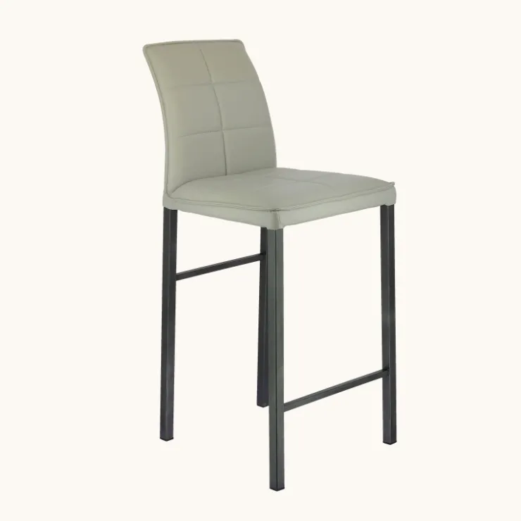 Europea Tabouret Snack (assise +/- 65 Cm)|Tabouret De Bar (assise +/- 80 Cm)*Atlanta Tabouret snack italien en synthétique avec pieds en métal