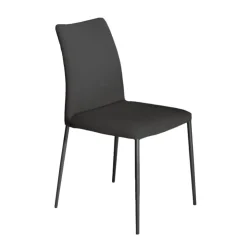 Chaise De Salle à Manger*Atlas Connubia© Chaise contemporaine en simili avec dossier flexible