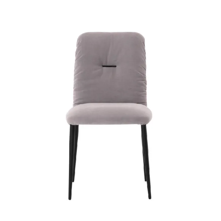 Mobitec Chaise De Salle à Manger*Aura ® Chaise moderne en tissu et pieds métal