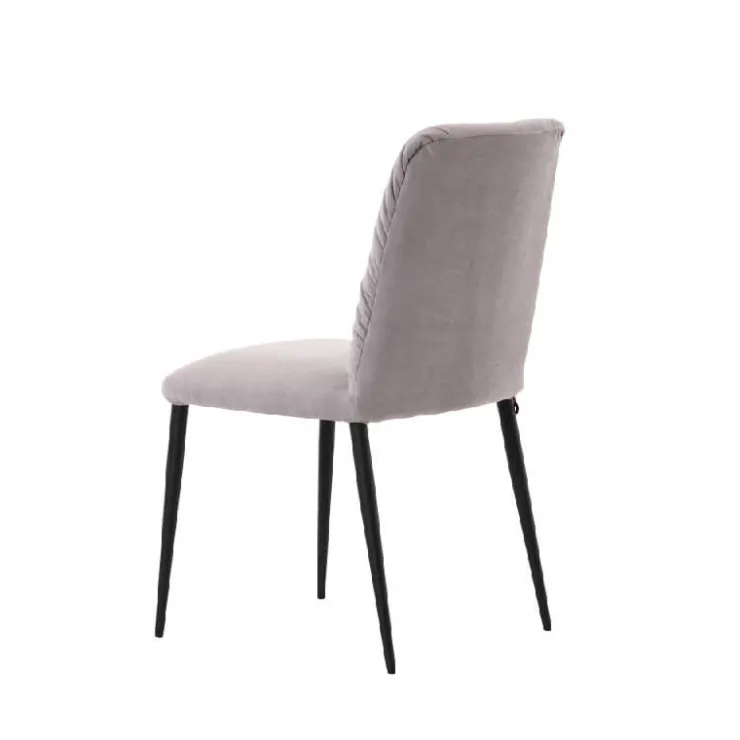 Mobitec Chaise De Salle à Manger*Aura ® Chaise moderne en tissu et pieds métal