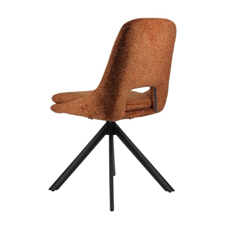 Chaise De Salle à Manger|Chaise Salon*AzaléeChaise moderne en tissu rembourrée pieds en métal