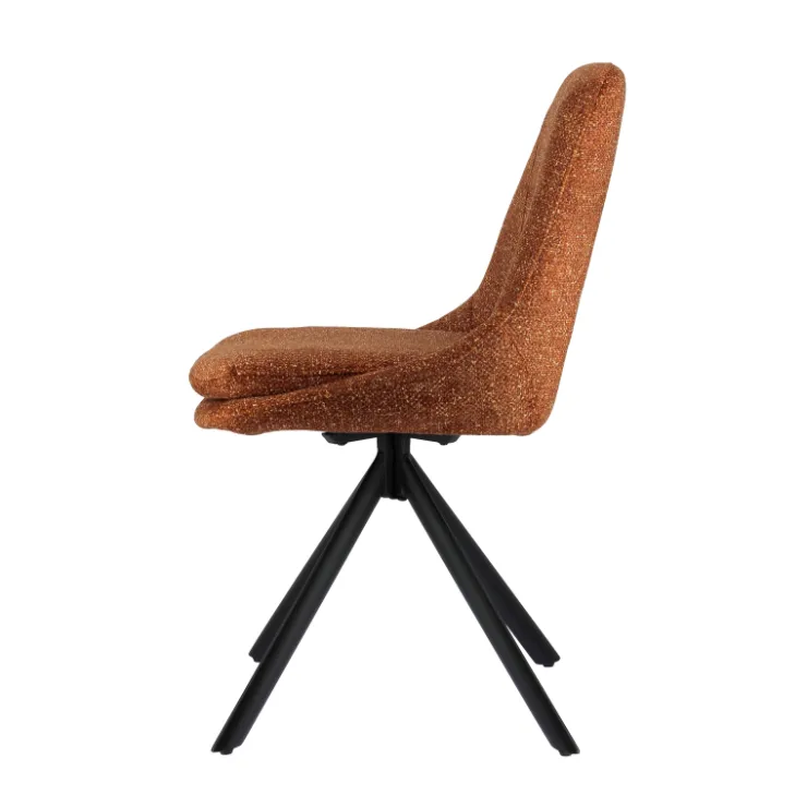 Chaise De Salle à Manger|Chaise Salon*AzaléeChaise moderne en tissu rembourrée pieds en métal