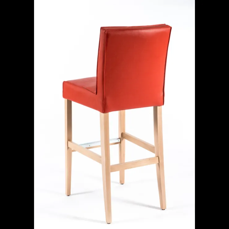 Sessio Tabouret De Bar (assise +/- 80 Cm)*BarCarpe 2 Tabouret de bar matelassé en synthétique et bois