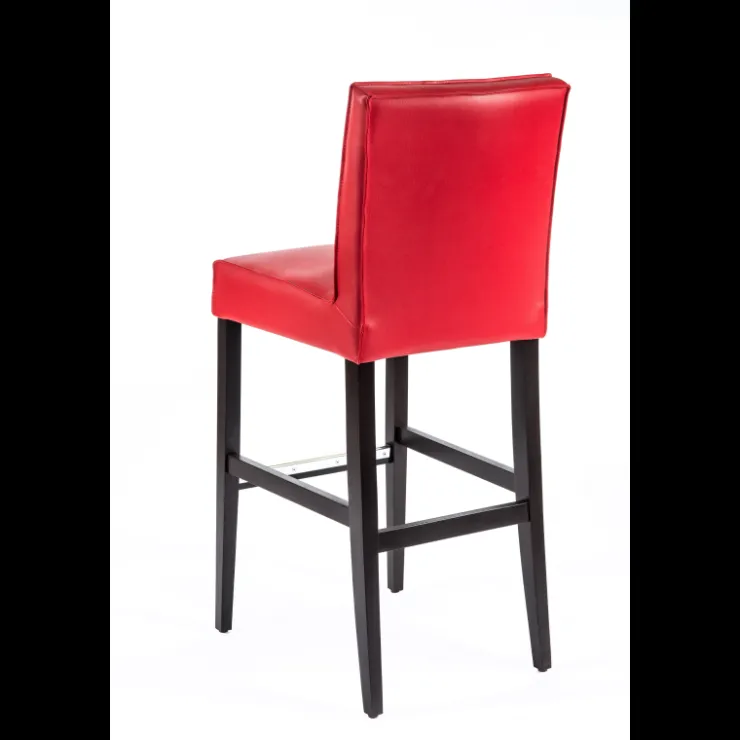 Sessio Tabouret De Bar (assise +/- 80 Cm)*BarCarpe 2 Tabouret de bar matelassé en synthétique et bois