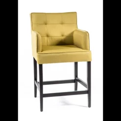 Sessio Tabouret Snack (assise +/- 65 Cm)|Tabouret De Bar (assise +/- 80 Cm)*BarDiem 2 Tabouret snack en tissu matelassé avec accoudoirs