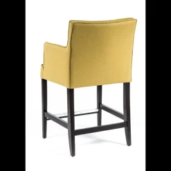 Sessio Tabouret Snack (assise +/- 65 Cm)|Tabouret De Bar (assise +/- 80 Cm)*BarDiem 2 Tabouret snack en tissu matelassé avec accoudoirs