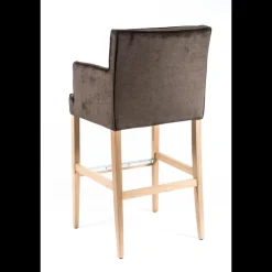 Sessio Tabouret De Bar (assise +/- 80 Cm)*BarDiem Tabouret bar contemporain en tissu et bois