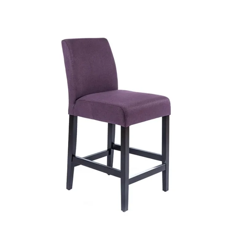 Sessio Tabouret Snack (assise +/- 65 Cm)|Tabouret De Bar (assise +/- 80 Cm)*BarFritz Tabouret snack contemporain en tissu et pieds en bois massif