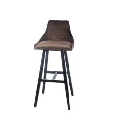 Sessio Tabouret De Bar (assise +/- 80 Cm)*BarLars line Tabouret hauteur 80 cm moderne coque tissu dos matelassé