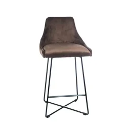 Sessio Tabouret Snack (assise +/- 65 Cm)*BarLars line Tabouret snack moderne en métal et tissu