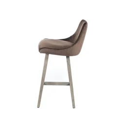 Sessio Tabouret Snack (assise +/- 65 Cm)|Tabouret De Bar (assise +/- 80 Cm)*BarLars line Tabouret snack moderne coque tissu dos matelassé