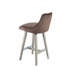 Sessio Tabouret Snack (assise +/- 65 Cm)|Tabouret De Bar (assise +/- 80 Cm)*BarLars line Tabouret snack moderne coque tissu dos matelassé