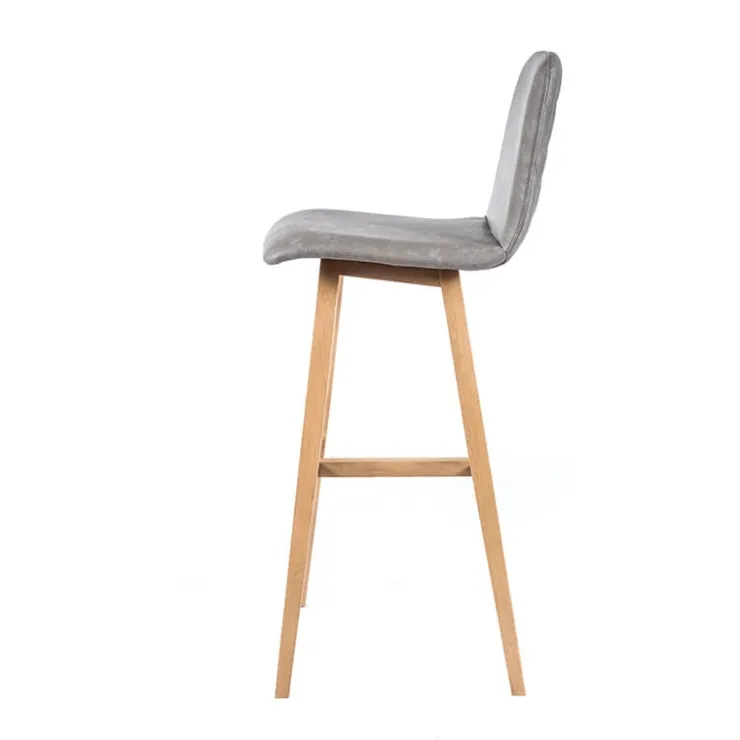Sessio Tabouret De Bar (assise +/- 80 Cm)*BarPandora diamant Tabouret de bar scandinave avec pieds en bois