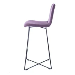 Sessio Tabouret De Bar (assise +/- 80 Cm)*BarPandora Tabouret de bar design en tissu avec pieds filaires en métal