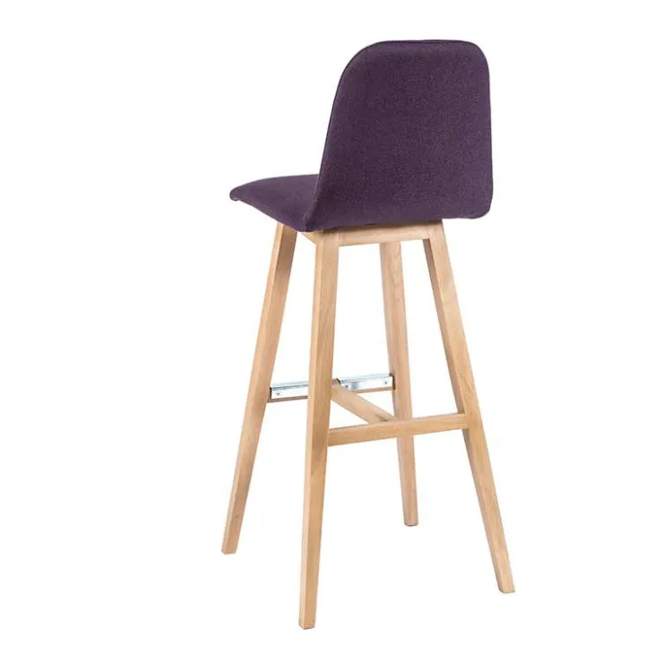 Sessio Tabouret De Bar (assise +/- 80 Cm)*BarPandora Tabouret de bar scandinave tissu avec pieds bois