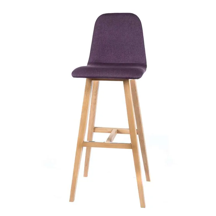 Sessio Tabouret De Bar (assise +/- 80 Cm)*BarPandora Tabouret de bar scandinave tissu avec pieds bois