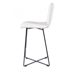 Sessio Tabouret Snack (assise +/- 65 Cm)|Tabouret De Bar (assise +/- 80 Cm)*BarPlaza diamant Tabouret snack style scandinave avec pieds design en métal