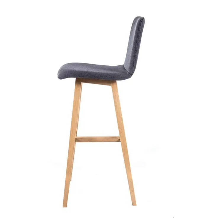 Sessio Tabouret De Bar (assise +/- 80 Cm)*BarPlaza Tabouret de bar scandinave en tissu avec pieds en bois