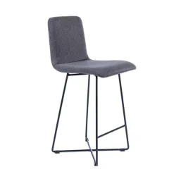 Sessio Tabouret Snack (assise +/- 65 Cm)|Tabouret De Bar (assise +/- 80 Cm)*BarPlaza Tabouret hauteur 65 cm scandinave en tissu avec pieds filaires en métal
