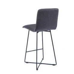Sessio Tabouret Snack (assise +/- 65 Cm)|Tabouret De Bar (assise +/- 80 Cm)*BarPlaza Tabouret hauteur 65 cm scandinave en tissu avec pieds filaires en métal