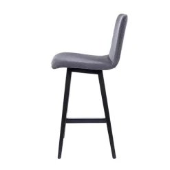 Sessio Tabouret Snack (assise +/- 65 Cm)|Tabouret De Bar (assise +/- 80 Cm)*BarPlaza Tabouret snack style scandinave en tissu et pieds bois