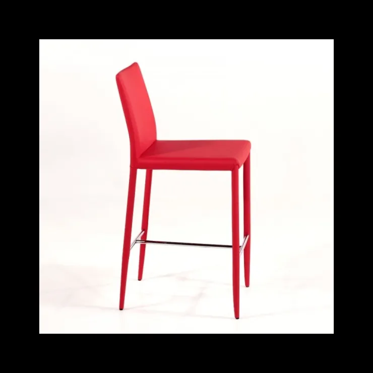Airnova Tabouret Snack (assise +/- 65 Cm)|Tabouret De Bar (assise +/- 80 Cm)*Beo Tabouret contemporain italien en cuir