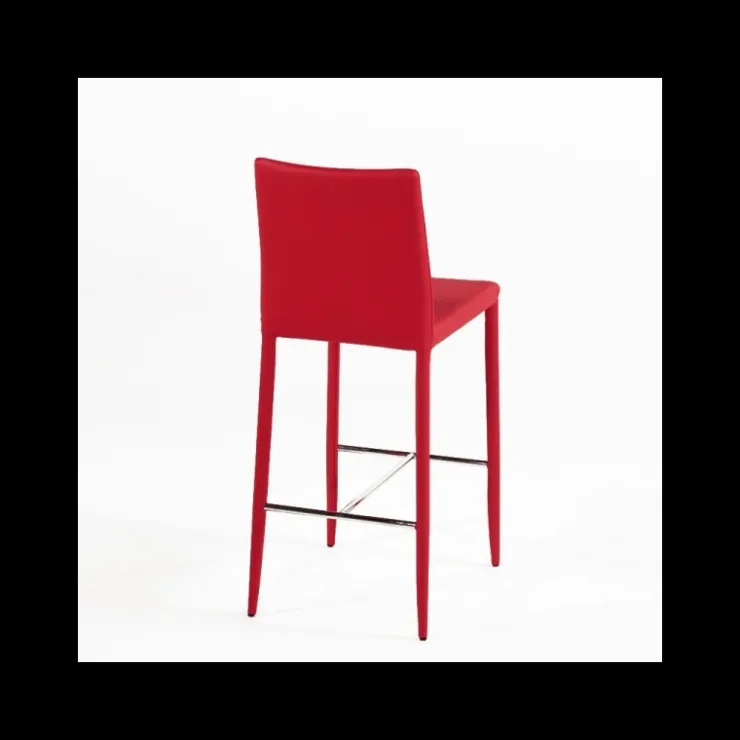 Airnova Tabouret Snack (assise +/- 65 Cm)|Tabouret De Bar (assise +/- 80 Cm)*Beo Tabouret contemporain italien en cuir