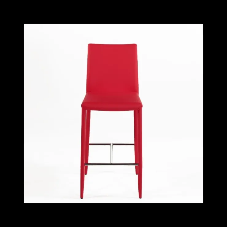 Airnova Tabouret Snack (assise +/- 65 Cm)|Tabouret De Bar (assise +/- 80 Cm)*Beo Tabouret contemporain italien en cuir