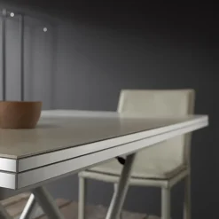 Altacom Table De Salon|Table Pour Petit Espace*Bessy Table basse relevable avec plateau pliant en céramique et pieds métal