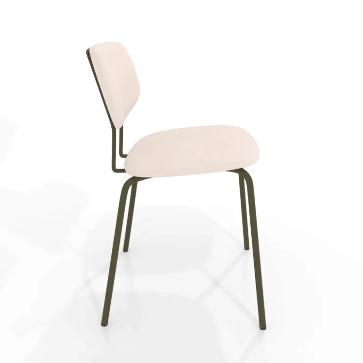 Perfecta Chaise De Cuisine|Chaise De Salle à Manger*Bistro Chaise inspiration vintage en simili avec pieds en métal