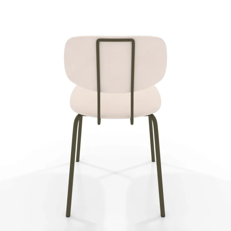 Perfecta Chaise De Cuisine|Chaise De Salle à Manger*Bistro Chaise inspiration vintage en simili avec pieds en métal