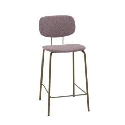Perfecta Tabouret Snack (assise +/- 65 Cm)*Bistro Tabouret snack rétro en tissu et pieds en métal