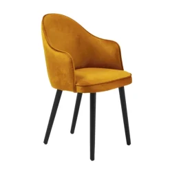 Sessio Chaise De Salle à Manger|Chaise Salon*Bistrot Fauteuil confortable en tissu et pieds bois