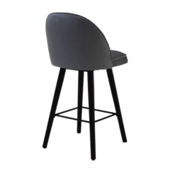 Sessio Tabouret Snack (assise +/- 65 Cm)|Tabouret De Bar (assise +/- 80 Cm)*Bistrot Tabouret snack confortable en tissu avec pieds en bois