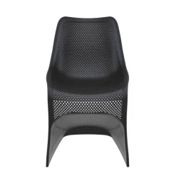 Chaise De Cuisine|Chaise De Salle à Manger*Bloom Chaise design ajourée en polypropylène