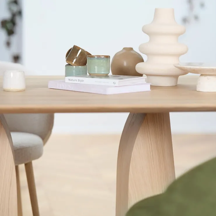 Mobitec Table De Salle à Manger*Blossom ® Table design en bois avec bords arrondis