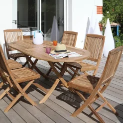 Medicis Chaise De Jardin*BodiniChaise de jardin pliante en teck massif