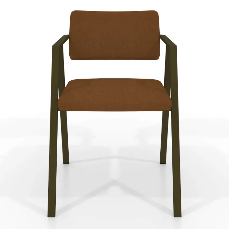 Perfecta Chaise De Cuisine|Chaise De Salle à Manger*Bormio Chaise design en simili avec accoudoirs et pieds en métal