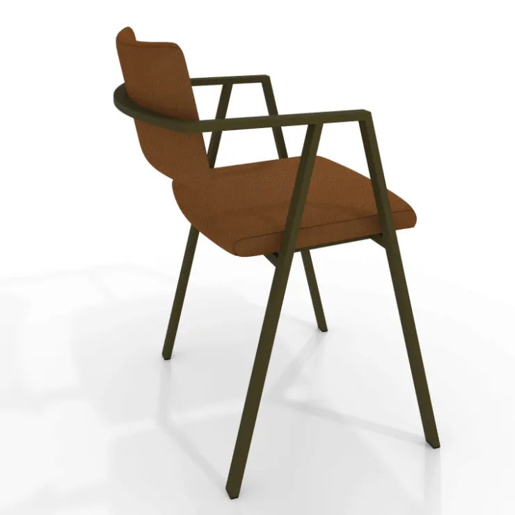 Perfecta Chaise De Cuisine|Chaise De Salle à Manger*Bormio Chaise design en simili avec accoudoirs et pieds en métal