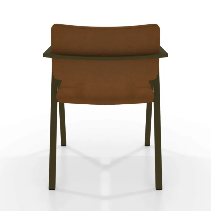 Perfecta Chaise De Cuisine|Chaise De Salle à Manger*Bormio Chaise design en simili avec accoudoirs et pieds en métal